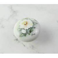 ceramic cabinet drawer pulls flower design kitchen knobs pulls