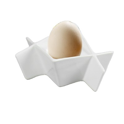 new porcelain fun tray white egg cup holder with cheap ceramic set