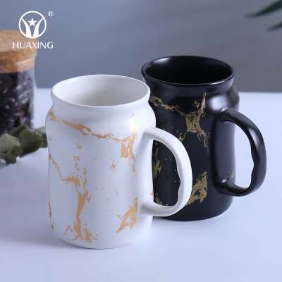 top selling custom marble design ceramic beer milk tea coffee sublimation mugs cup porcelain