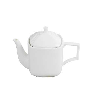 wholesale ceramic porcelain square coffee tea-pot for middle east