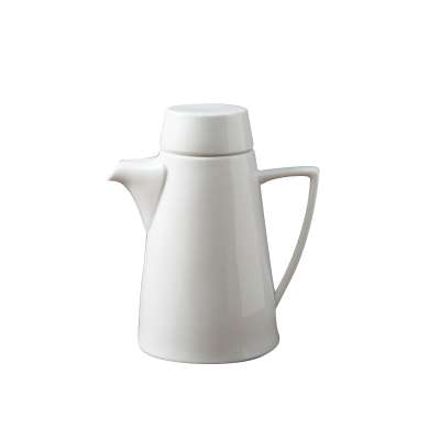 china wholesale porcelain 850ml tea coffee pot with unique design